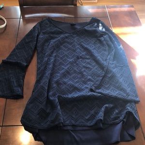 Navy blue lace Dress